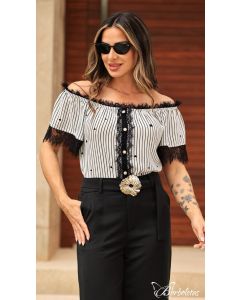 Borboletas| Blusa Cigana Renda 