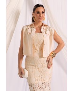Flor da Moda | Blusa Colete Pala 