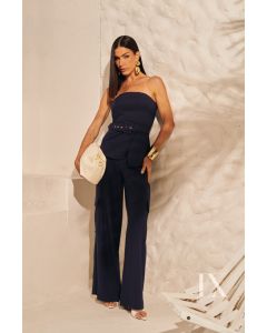 Luxo | Conjunto em Linho Marinho 