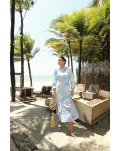 Encantos | Vestido Flora Tricoline Bordado