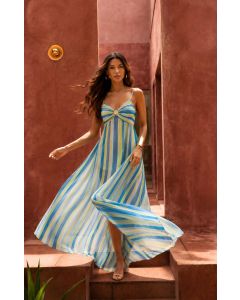 Flor da Moda | Vestido Listrado