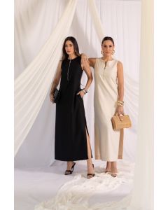 Flor da Moda | Vestido Reto Z&iacute;per