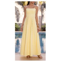 Imperio By Titanium | Vestido de Viscolinho Amarelo