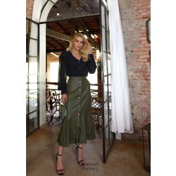 Vanessa Ferraz | Blusa c/ Franzido e Ombreira Preto