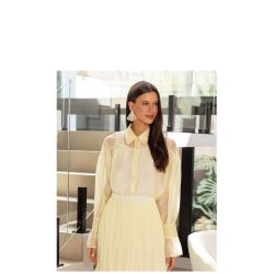 Imperio By Titanium | Camisa de Organza Amarelo
