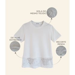 Madri Belle | T-shirt Giovanna Off White