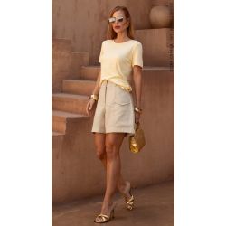 Cora Canela | Short Viscose Dubai Areia