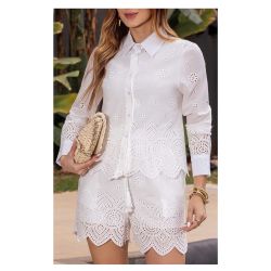 Imperio By Titanium | Conjunto com Tecido de Algodão Bordado