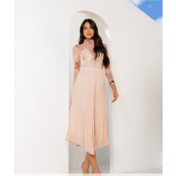 Madri Belle | Saia Plissada Sabrina Rosê