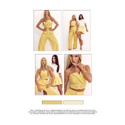Lily Belle | Blusa Alfaiataria Amarelo