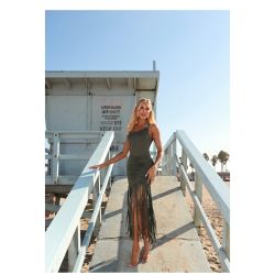 Lily Belle | Saia Malha Dupla Verde Botânoco