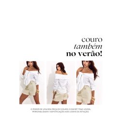 Lily Belle | Short Confeccionado Creme