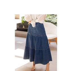 Imperio By Titanium | Saia Jeans 3 Marias Longa