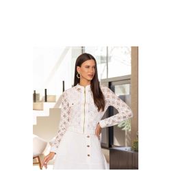 Imperio By Titanium | Jaqueta Bomber de Renda com Ziper