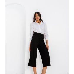 Madri Belle | Calça Pantacourt Alanis Preto