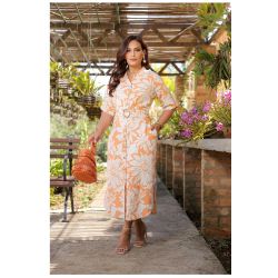 Montaria | Vestido Laura Laranja
