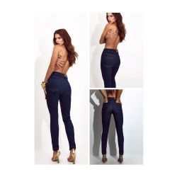 Lily Belle | Calça Confeccionado em Denim