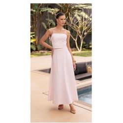 Imperio By Titanium | Conjunto de Linho Bordado Rosa