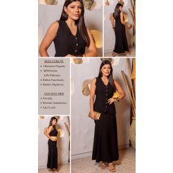 Dumene | Colete Alfaiataria Beta Preto