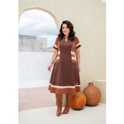 Montaria | Vestido Arlete Marrom