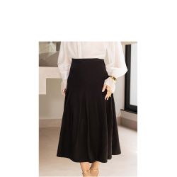 Imperio By Titanium | Saia Godê Alafaiataria Viscose Preto