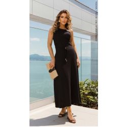 Cora Canela | Saia Malha Piquet Preto