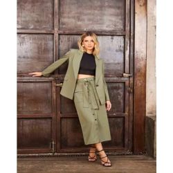 Luleg | Blazer alfaiataria Militar