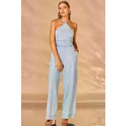 Luleg | Macacao jeans longo viber