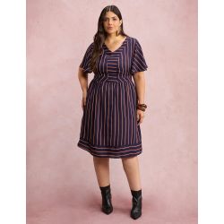 Dona Charme | Vestido Midi Crepe