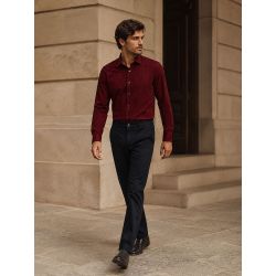 Lá Portt | Camisa Tricoline Slim ML