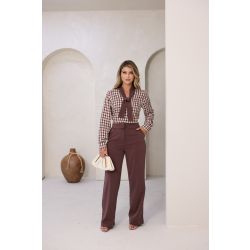 To Fashion | Conjunto Blusa Xadrez Calça