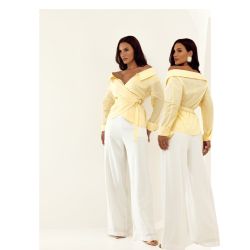 Lily Belle | Calça Off White