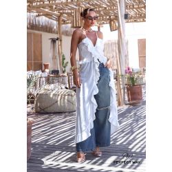 Perfect Way | Blusa Feminina Alongada com Babados