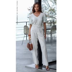 Cora Canela | Calça Slub Aveia
