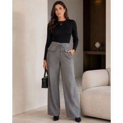 Pérola Rara | Calça Wide Leg AlfaiatariaChumvo