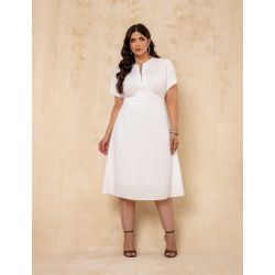 Dona Charme | Vestido Midi Alfaiataria