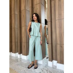 Maria Dubox | Conjunto de calça pantacourt Ibiza 