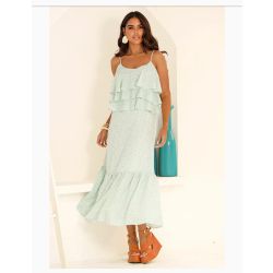 Namine | Vestido Babado Flo