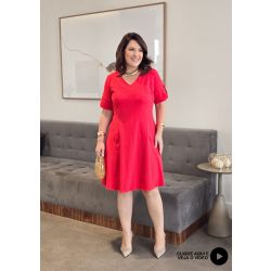 Montaria | Vestido Viena Vermelho