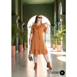 Montaria | Vestido Portugal Marrom