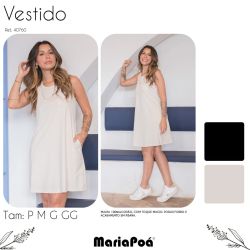 MariaPoá | Vestido soft 