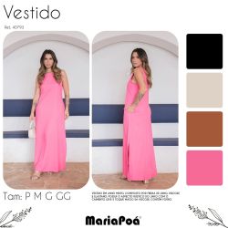 MariaPoa | Vestido linho Lycra