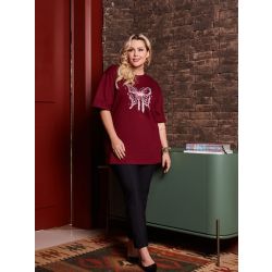 Savannah | T-shirt Akane Marsala