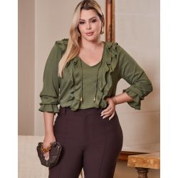 Savannah | Blusa Camila Verde Militar