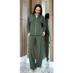 Maria Dubox | Conjunto de calça Kiara verde