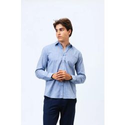 TFlow | Camisa Linen Fasano Azul