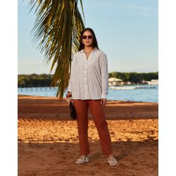 Savannah | Camisa Kyoko Marrom