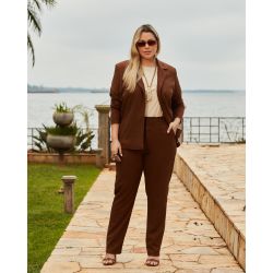 Savannah | Blazer Laurem Marrom