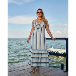 Savannah | Vestido Bianca Azul