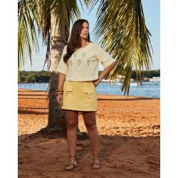 Savannah | Short Saia Stela Amarela